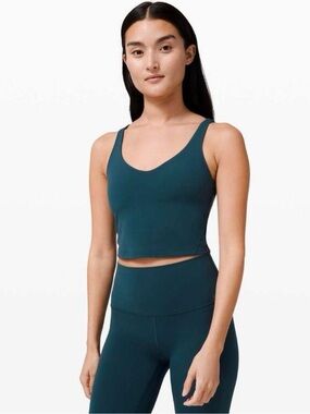 Green lululemon align tank size 6